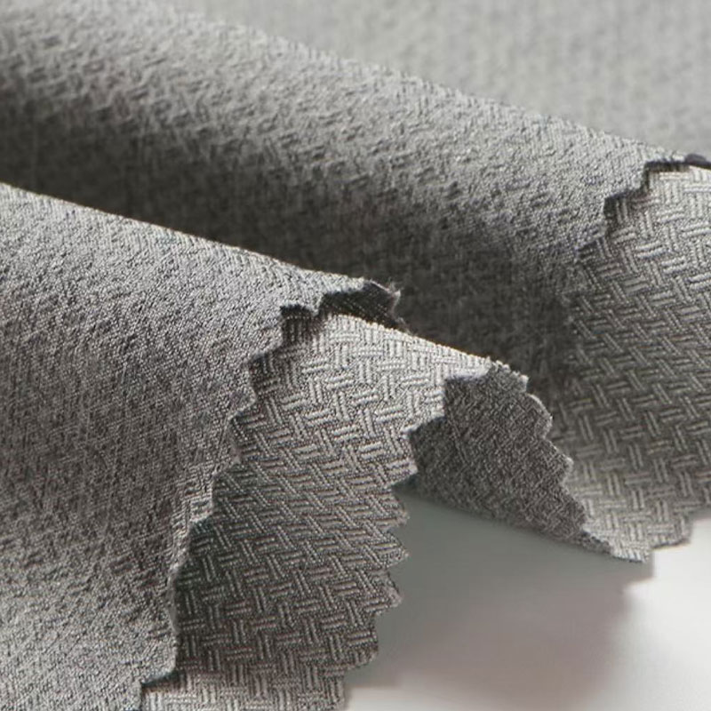 160gsm YH221102 Fyrvägs Stretch Katjonisk Fiskbens Spandex Tyg